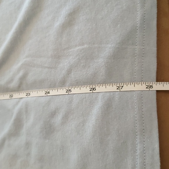 Simply Southern Light Blue V-Neck T-Shirt, Size L - Picture 6 of 6